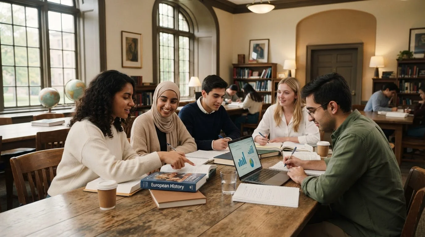 Un groupe échange autour d’un projet éducatif